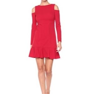 Nicole Miller Cold Shoulder Dress